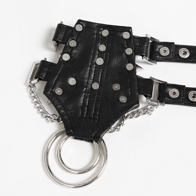 Devil Fashion Spikes-Halsband „No Rules Tonight“