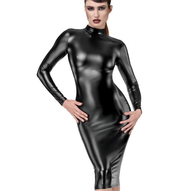 Noir Handmade Luxuria Crystal Back Bleistiftkleid