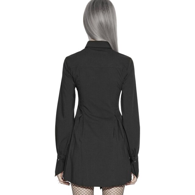 PUNK RAVE Gothic Blouse Dress Batwing Daydream