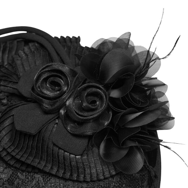 Punk Rave Mini Hat La Avvocata with Roses