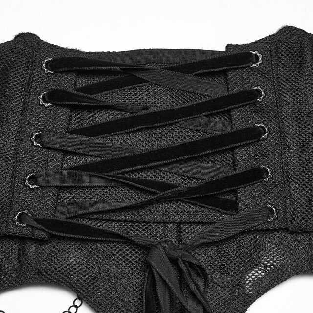 PUNK RAVE Romantic Gothic Corset Belt A Little Sin in Bloom