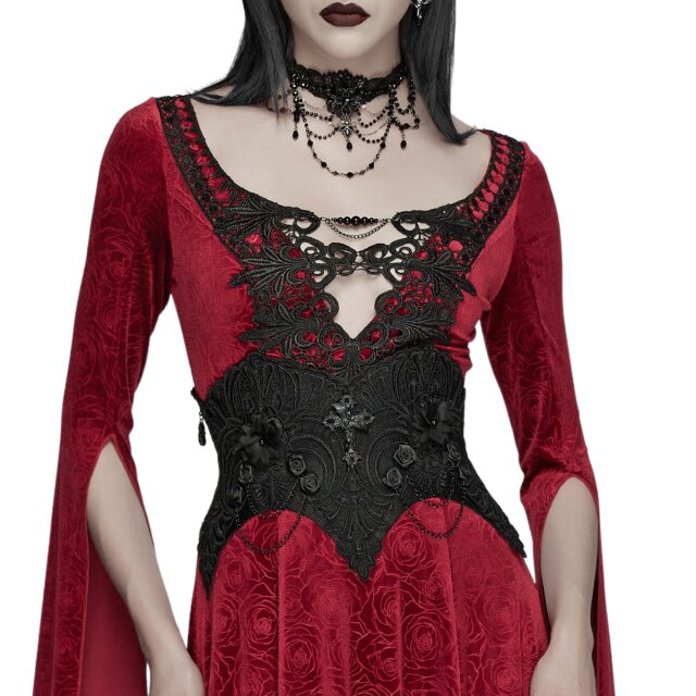 PUNK RAVE Romantic Gothic Corset Belt A Little Sin in Bloom