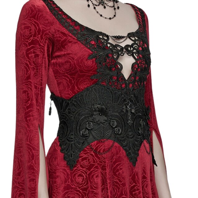 PUNK RAVE Romantic Gothic Corset Belt A Little Sin in Bloom