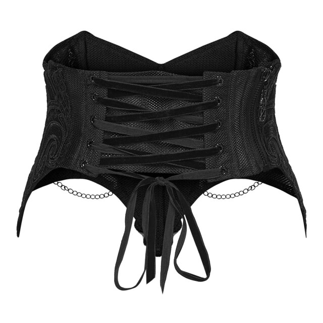 PUNK RAVE Romantic Gothic Corset Belt A Little Sin in Bloom