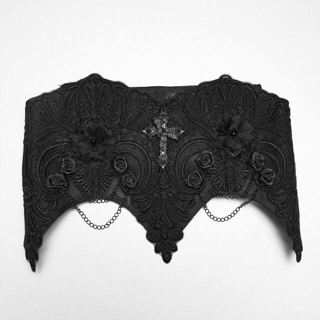 PUNK RAVE Romantic Gothic Corset Belt A Little Sin in Bloom