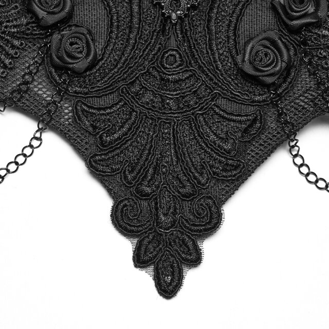 PUNK RAVE Romantic Gothic Corset Belt A Little Sin in Bloom
