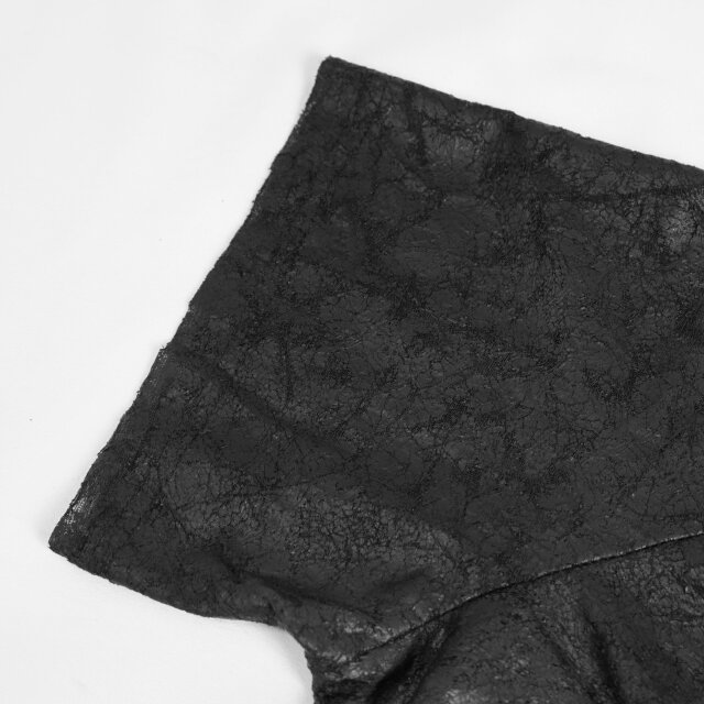 DEVIL FASHION Gothic Men’s T-Shirt Torn but Tied in Post-Apocalyptic Look