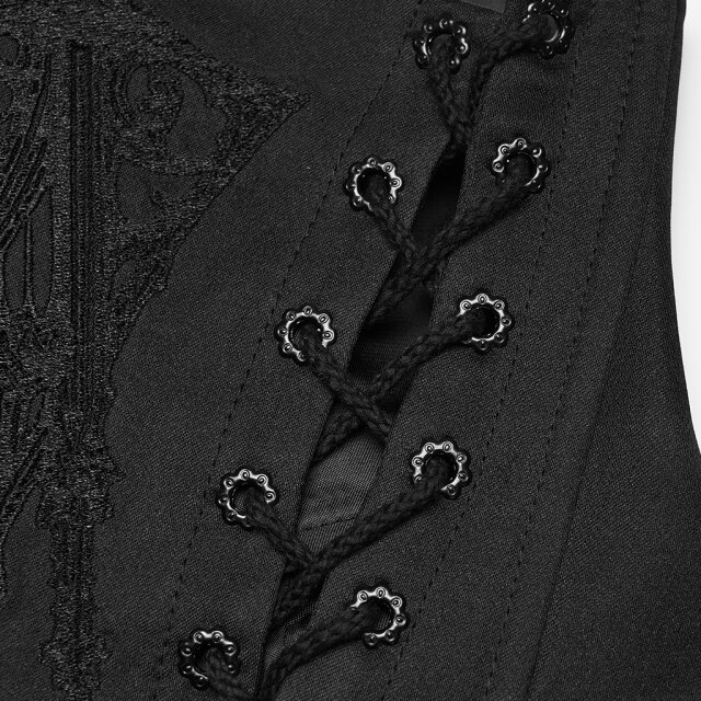 PUNK RAVE Gothic Corset Belt Lines of Devotion