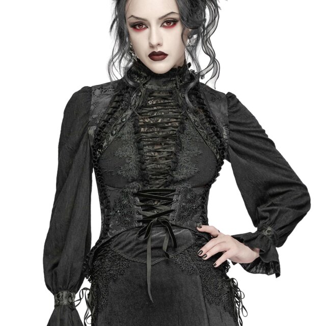 PUNK RAVE Romantic Gothic Waistcoat A Gentle Undoing