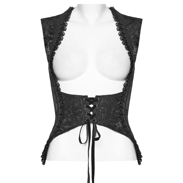 PUNK RAVE Romantic Gothic Waistcoat A Gentle Undoing