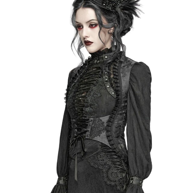 PUNK RAVE Romantic Gothic Waistcoat A Gentle Undoing