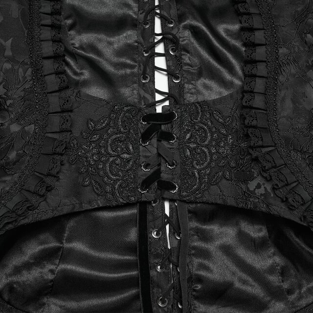 PUNK RAVE Romantic Gothic Korsagen-Weste A Gentle Undoing XS