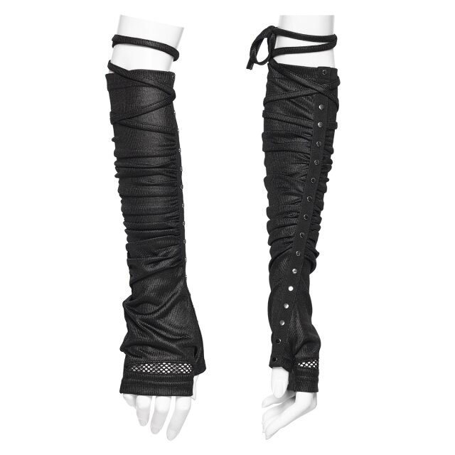 Punk Rave Armstulpen im Endzeit Look