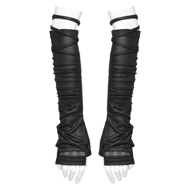 PUNK RAVE Arm Warmers in a Post-Apocalyptic Look
