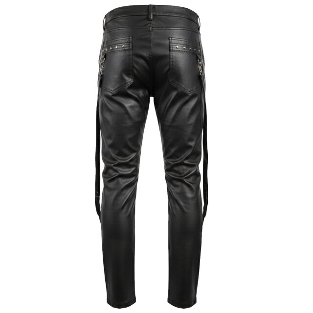 Zügellos Unisex-Wetlook Pants Blackline Rebel W38