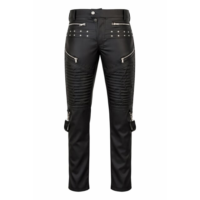 Zügellos Unisex-Wetlook Pants Blackline Rebel W38