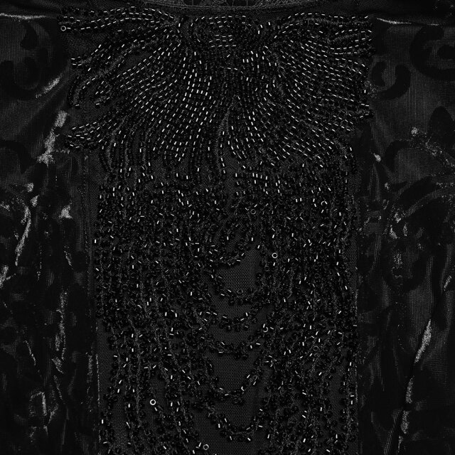 PUNK RAVE dark-romantic mesh shirt Petals & Poison