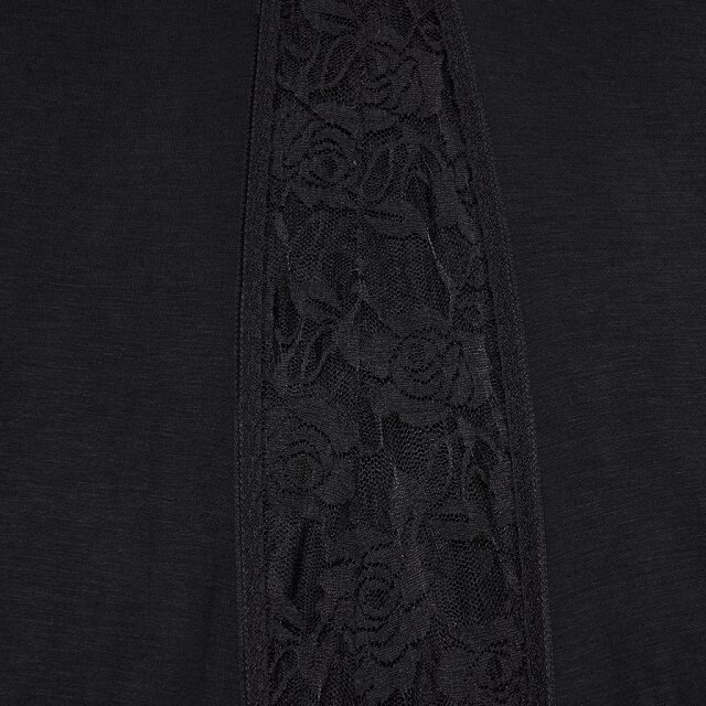 PUNK RAVE Gothic Maxirock Black Lace for Breakfast L
