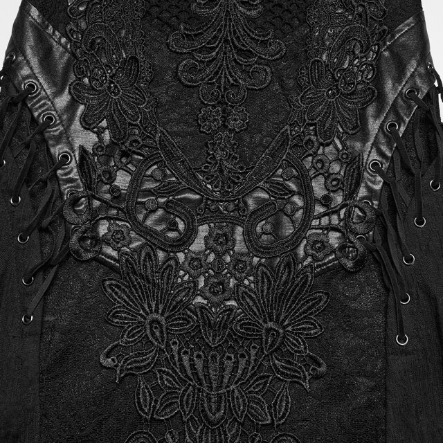 Punk Rave Romantic Goth Maxi Dress Too Close to Sin