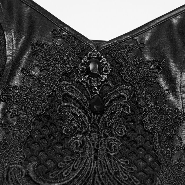 Punk Rave Romantic Goth Maxi Dress Too Close to Sin
