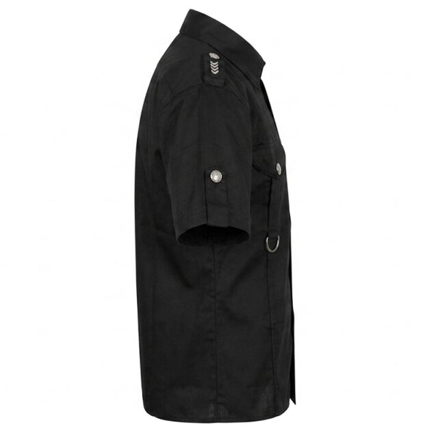 AZZAZZINZ Gothic Men’s Short-Sleeved Shirt The Wrong Department in Uniform Style