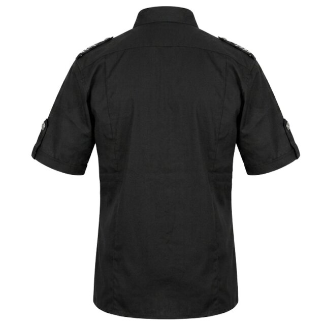 AZZAZZINZ Gothic Men’s Short-Sleeved Shirt The Wrong Department in Uniform Style