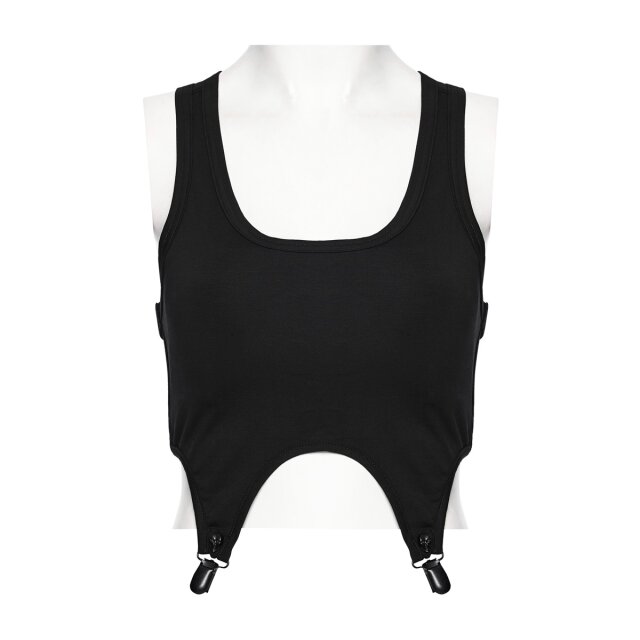 PUNK RAVE Gothic Träger-Top Front Row Scandal M-L