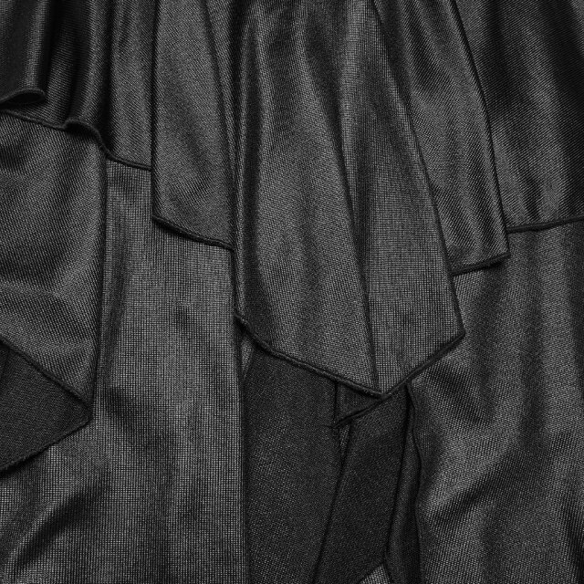 PUNK RAVE Post-Apocalyptic Pointed Hem Dress After the Collapse with XXL Hood