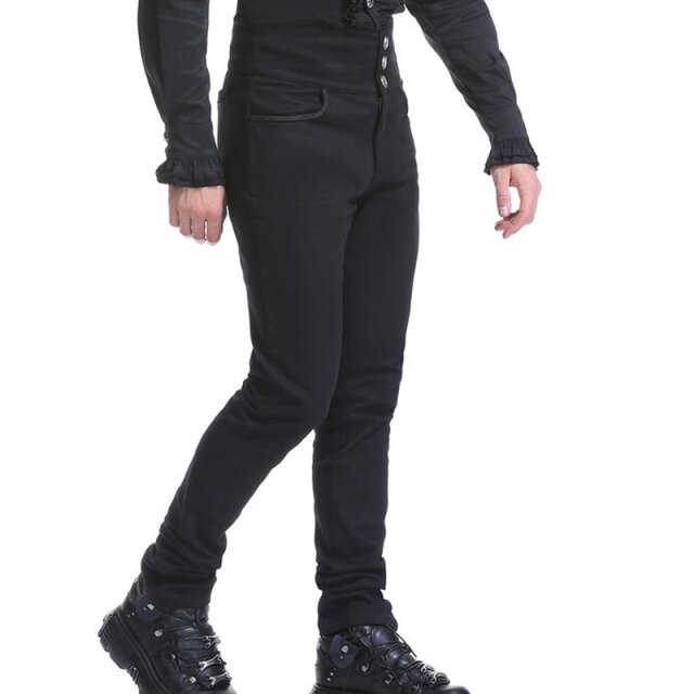 Victorian Gothic Herrenhose After the Opera mit hohem Bund