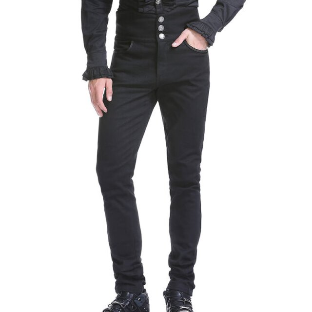 Victorian Gothic Herrenhose After the Opera mit hohem Bund