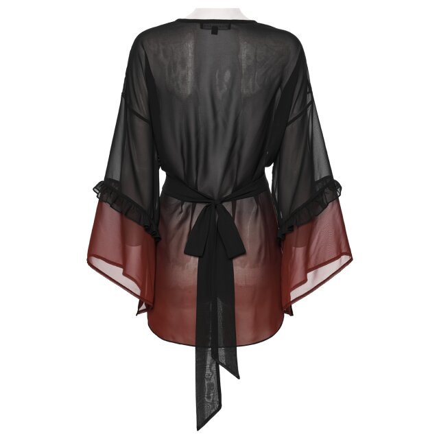 PUNK RAVE Romantic Gothic Chiffon-Bluse Where Daylight Ends