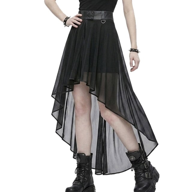ZÜGELLOS Gothic Mesh Vokuhila-Rock The Easy Sin