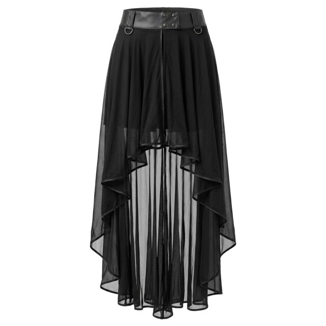 ZÜGELLOS Gothic Mesh Vokuhila-Rock The Easy Sin