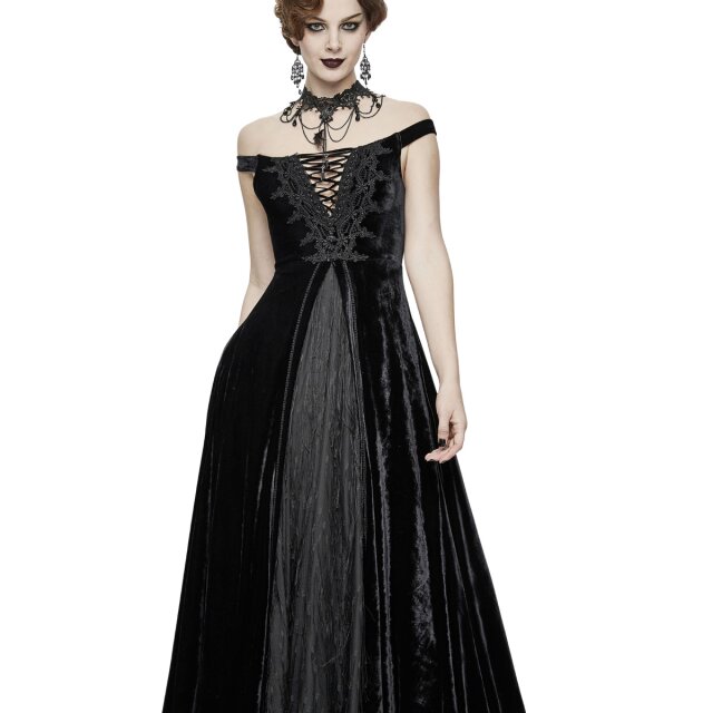 EVA LADY Romantic Gothic Maxikleid Le Jardin Noir