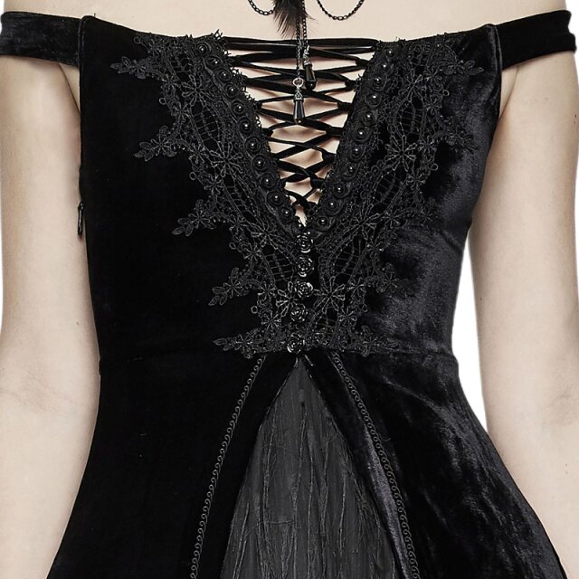 EVA LADY Romantic Gothic Maxikleid Le Jardin Noir