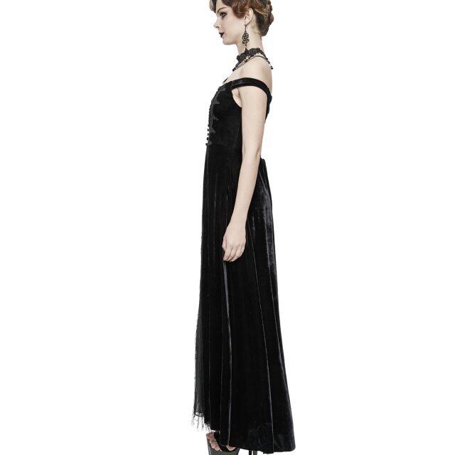EVA LADY Romantic Gothic Maxikleid Le Jardin Noir