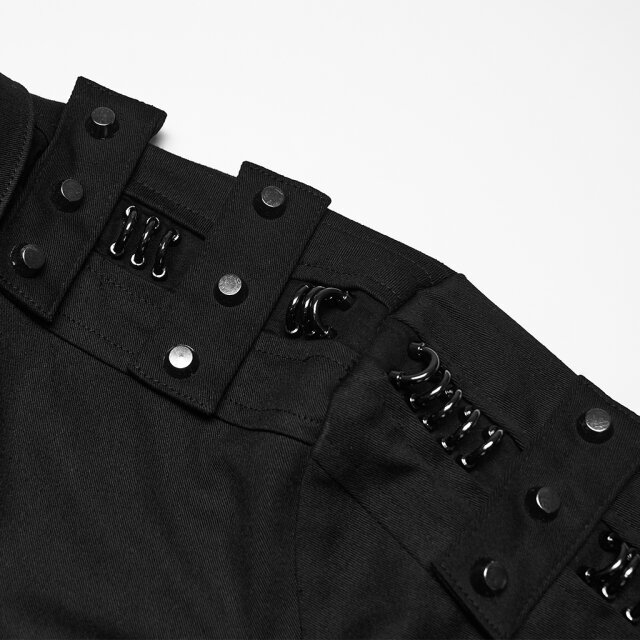 PUNK RAVE Gothic Kurzarm-Hemd Department of the Strange