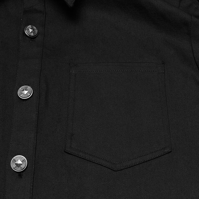 PUNK RAVE Gothic Kurzarm-Hemd Department of the Strange