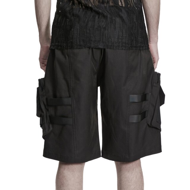 PUNK RAVE Techwear Cargo Shorts Einsatzbereit