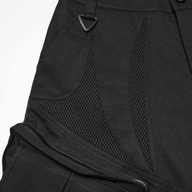 PUNK RAVE Techwear Cargo Shorts Einsatzbereit