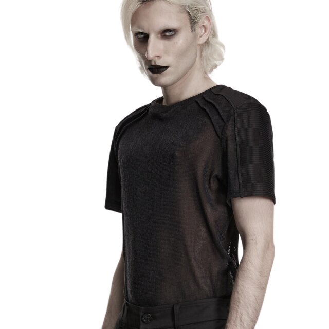 PUNK RAVE Gothic Netzshirt Lost Between Lines