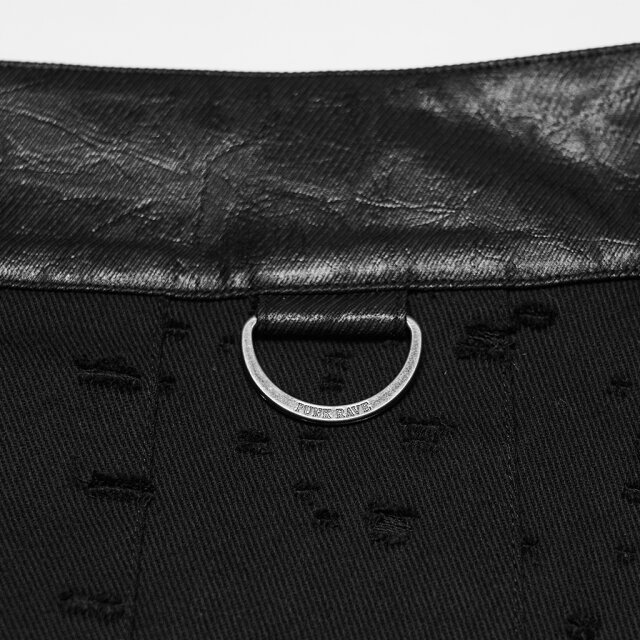 PUNK RAVE Gothic Endzeit Halb-Kilt Efter Eld