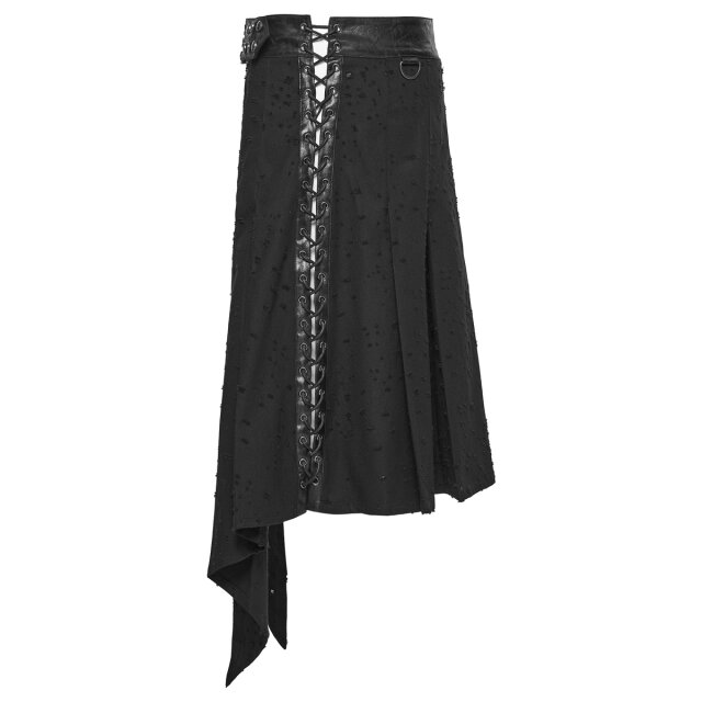 PUNK RAVE Gothic Endzeit Halb-Kilt Efter Eld