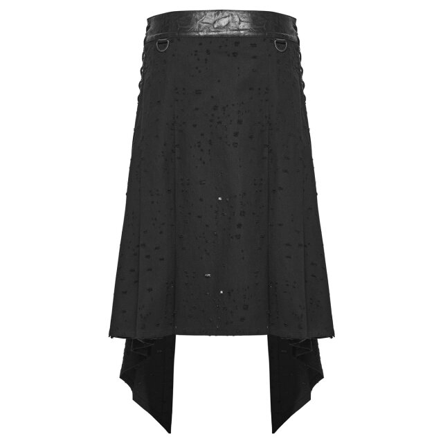 PUNK RAVE Gothic Endzeit Halb-Kilt Efter Eld