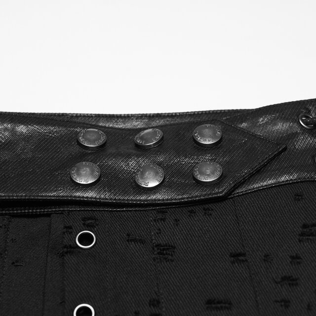 PUNK RAVE Gothic Endzeit Halb-Kilt Efter Eld