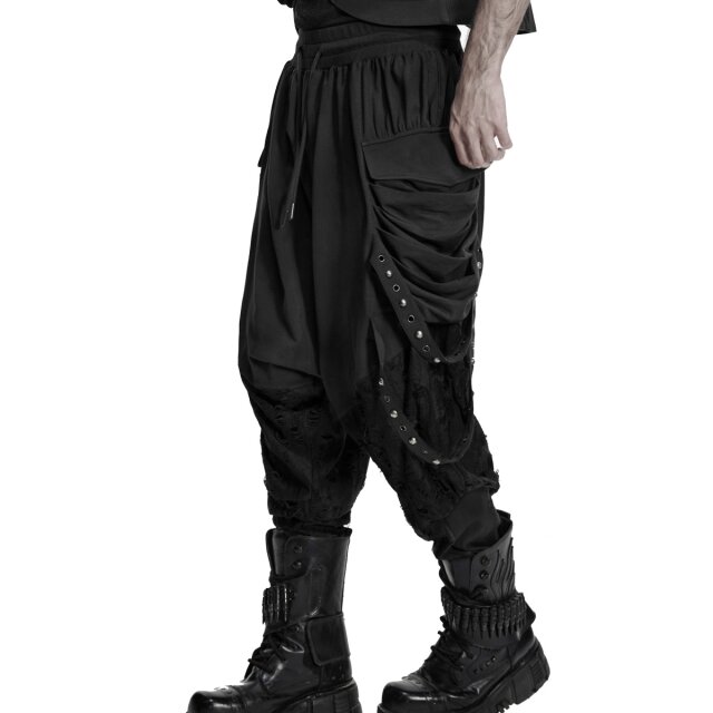 PUNK RAVE Gothic Endzeit Cargo-Jogger Running on Ruins