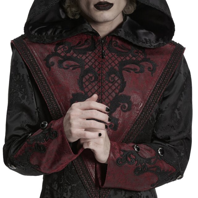PUNK RAVE Gothic Kapuzen-Mantel Veil and Valor
