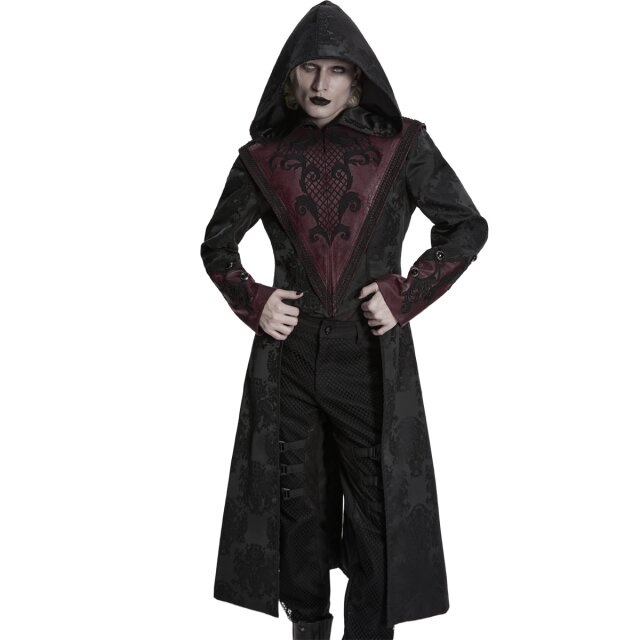 PUNK RAVE Gothic Kapuzen-Mantel Veil and Valor L