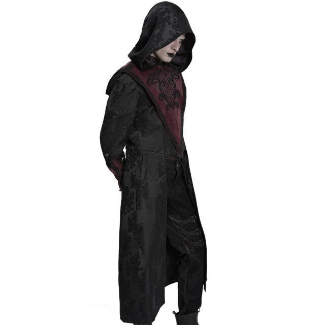 PUNK RAVE Gothic Kapuzen-Mantel Veil and Valor L