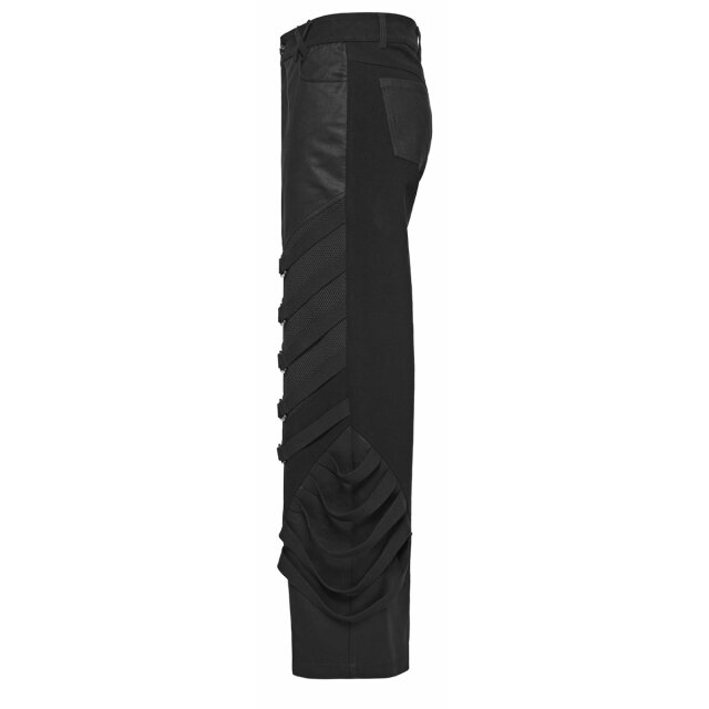 PUNK RAVE Gothic Wide Leg Jeans Business After Midnight